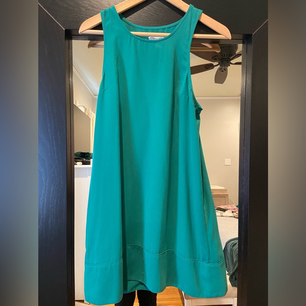 Leith Kelly Green Racerback Dress
